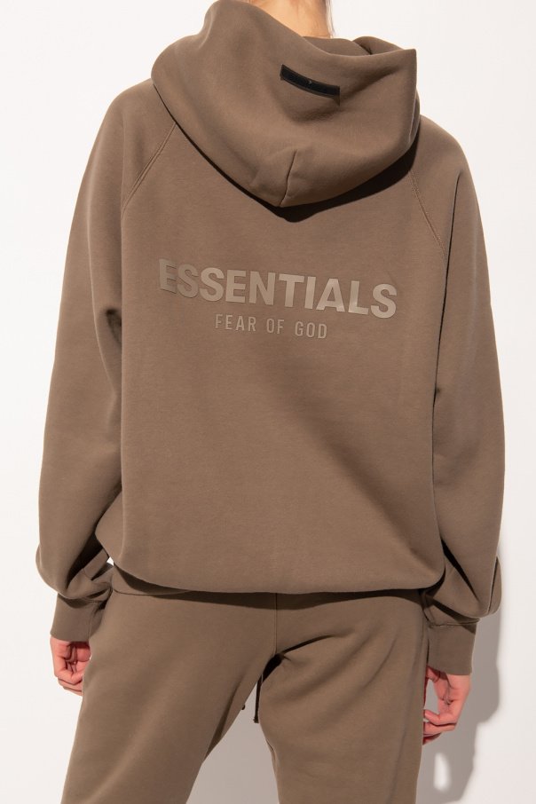 Brown Logo hoodie Fear Of God Essentials - Vitkac France